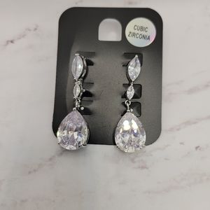 Windsor Cubic Zirconia Drop Earrings